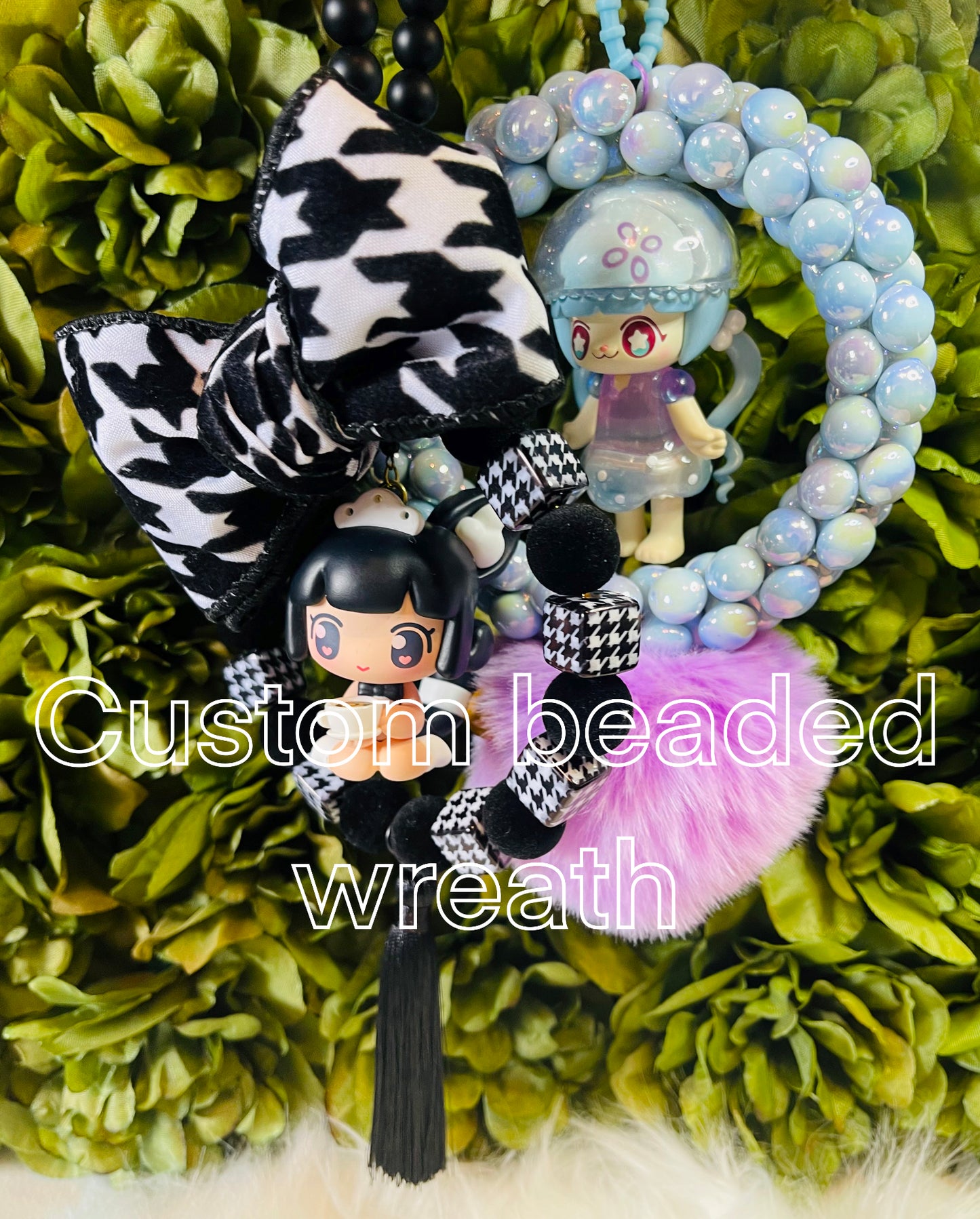 Custom Beaded Wreath