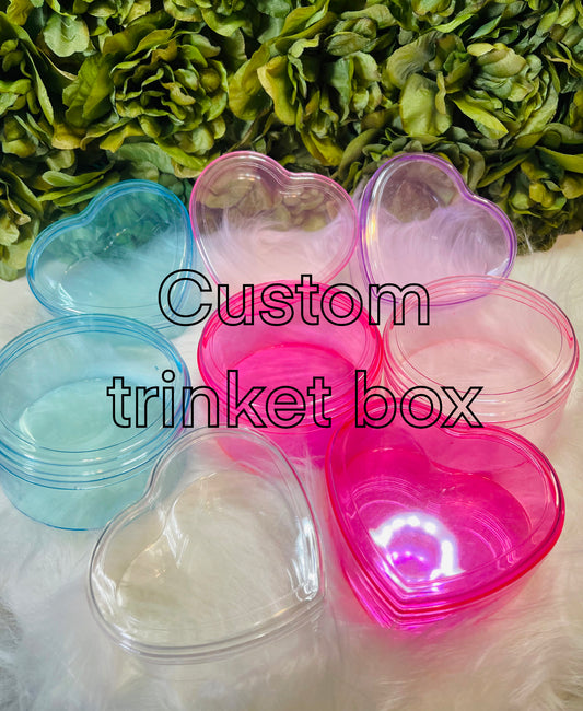 Custom trinket box
