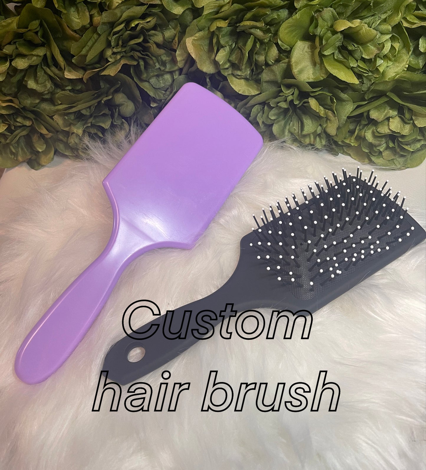 Custom hair brush