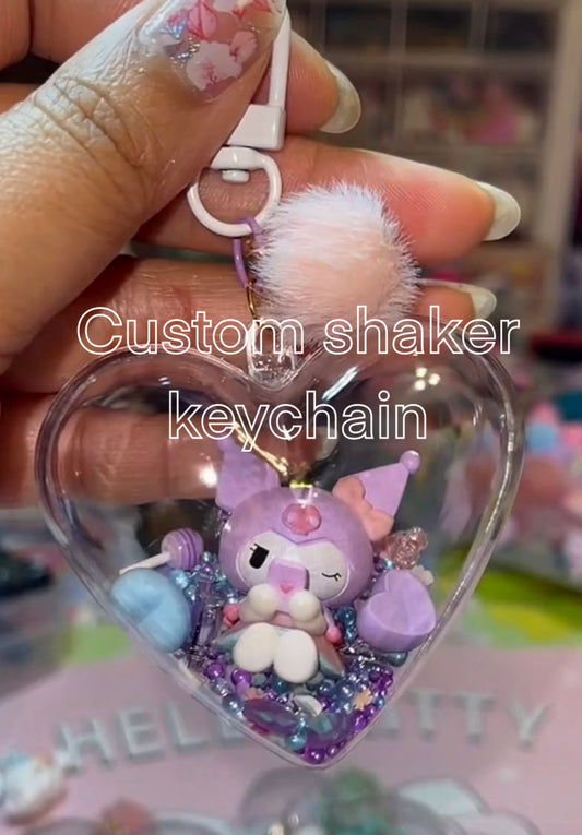 Custom shaker keychain