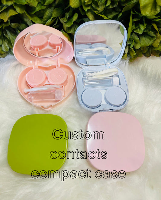 Custom contact compact case